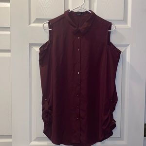 Dynamite 🧨 Cold Shoulder Button Down Too